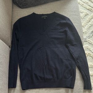 Banana Republic Navy V-Neck Sweater